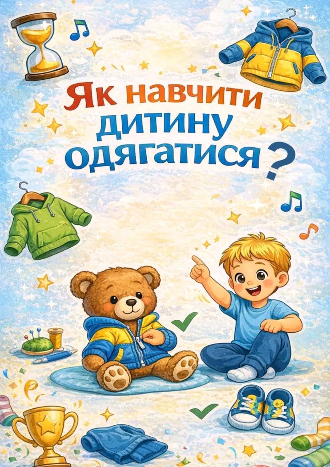 Як навчити дитину одягатися?