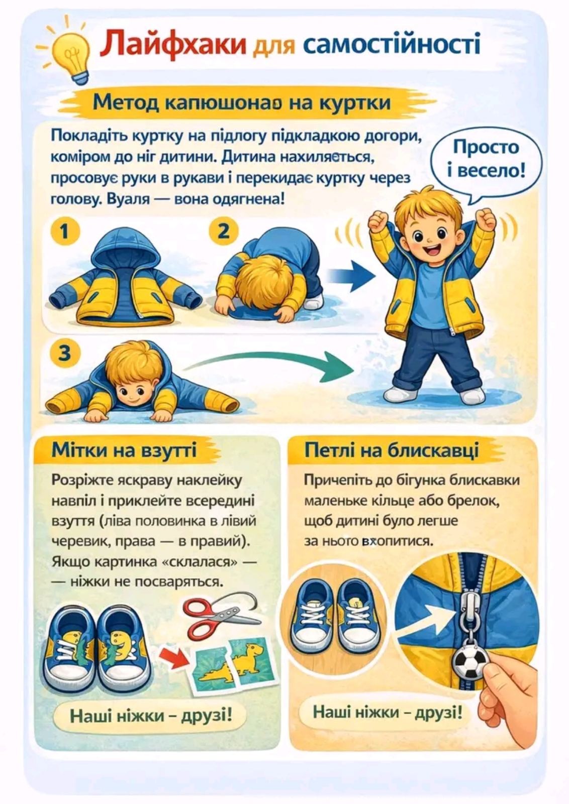 Лайфхаки для самостійності