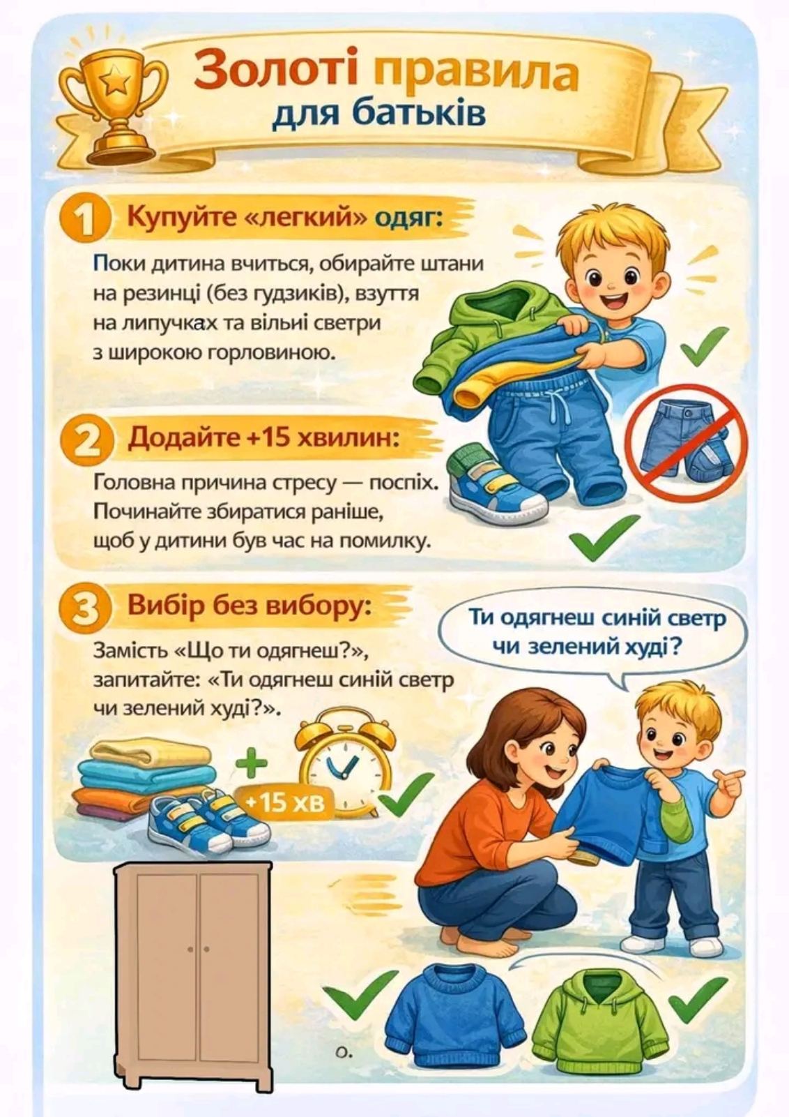 Золоті правила для батьків